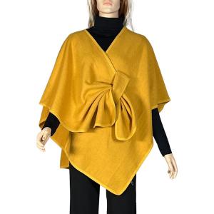 Capes - Luxury Wool Feel / Belted LC15 LC15 - Mustard<br> Belted Cape - 