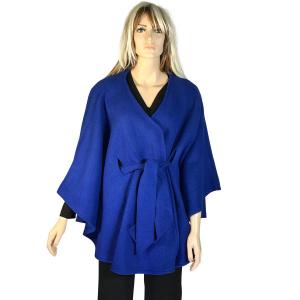 Wholesale  LC15 - Royal Blue<br> Belted Cape - 