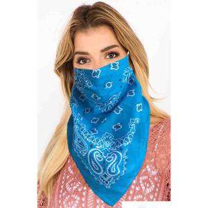 Wholesale  1C08 Blue Protective Mask Scarf Combo - 