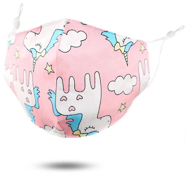 Wholesale Protective Masks by Jessica - Child Size 014K-1 Unicorns Pink - 