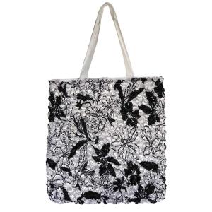 Wholesale  #18 Floral Black on White - 