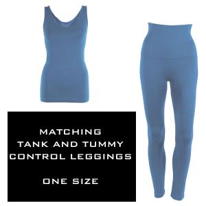3431 - SmoothWear - Tank and Leggings Sets DENIM - One Size Fits Most