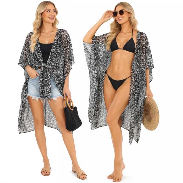 Wholesale 9954 - Leopard Print Kimono 9954 GE Kimono - Leopard Print 9954  - 