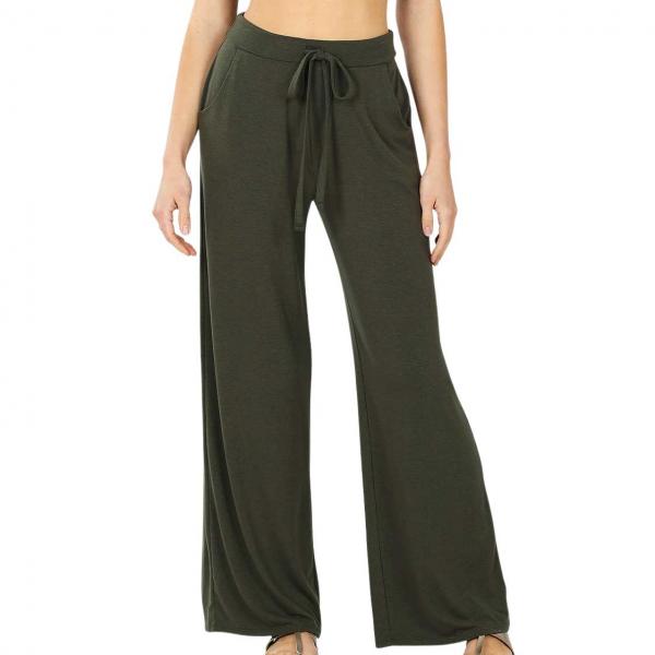 wholesale Lounge Pants - Loose Fit 1614 DARK OLIVE Lounge Pants - Loose Fit 1614 - Large