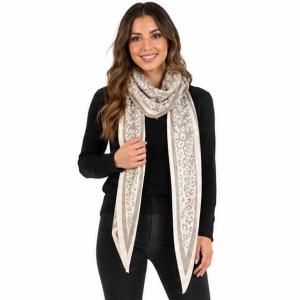 3145 - Tapered Design Wrap Grey/Ivory - 
