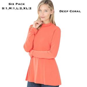 Wholesale  10006<BR>
Deep Coral
 - 1 Small 1 Medium 2 Large 2 Extra Large