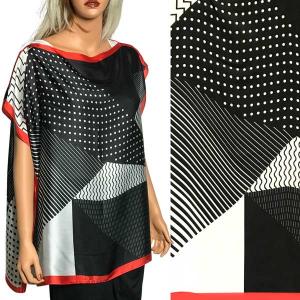 Wholesale  10279 - Abstract Design <bR>
Satin Poncho - 