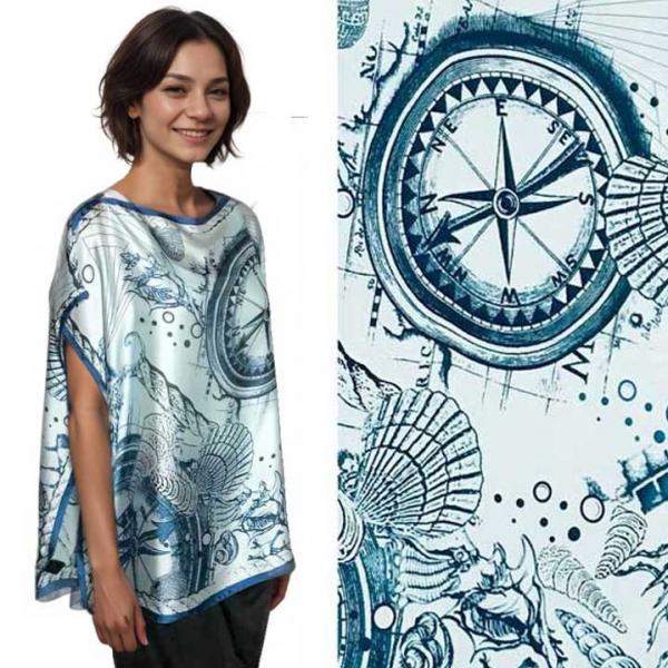 wholesale 3662 - Satin Toppers 10208 - Nautical Blues - One Size Fits Most