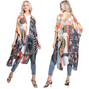 Wholesale  2260 - Modern Art<br>Kimono - 