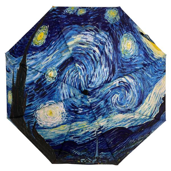 3672 - Art Design Umbrellas #01 - Starry Night<br>
Compact Umbrella  - Short