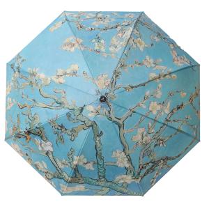 3672 - Art Design Umbrellas #05 - Almond Blossoms<br>
Compact Umbrella - Short