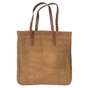 Wholesale  2011 - Tan<br>
Wicker Look Tote Bag - 