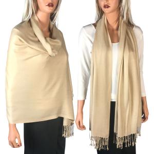 Wholesale  3697 - #06 Champagne<br>
Pashmina Style Solid Color Wrap - 