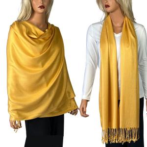 3697 - Pashmina Style Solid Color Wraps Mustard Gold #07<br>
Pashmina Style Shawl - 