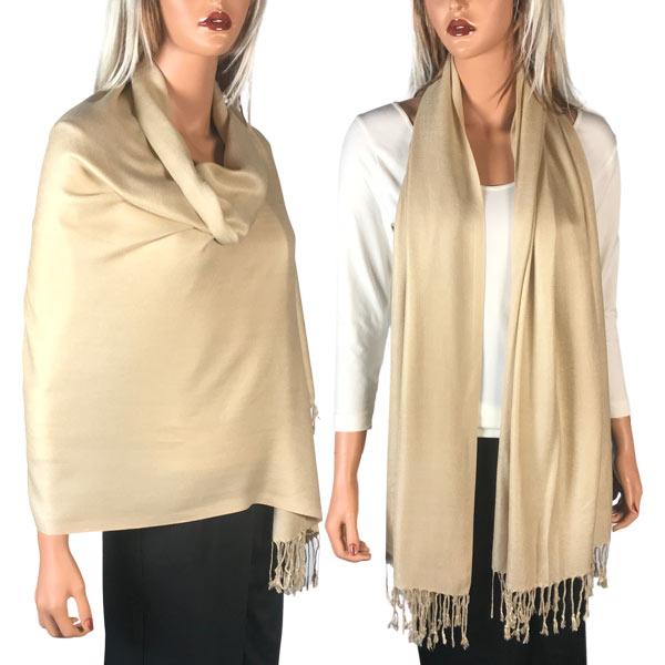 wholesale 3697 - Pashmina Style Solid Color Wraps Champagne #05<br>
Pashmina Style Shawl - 