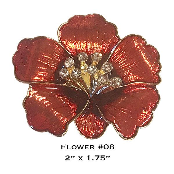 wholesale 3700 - Magnetic Flower Brooches 3700 - 08<br>
Magnetic Flower Brooch - 2