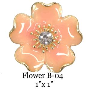 Wholesale 3700 - Magnetic Flower Brooches Flower - B04 - 1.25