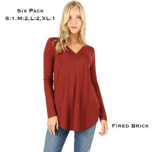 Wholesale  2106 - Fired Brick
Six Pack  - 1 Small, 2 Medium, 2 Large, 1 Extra Large
