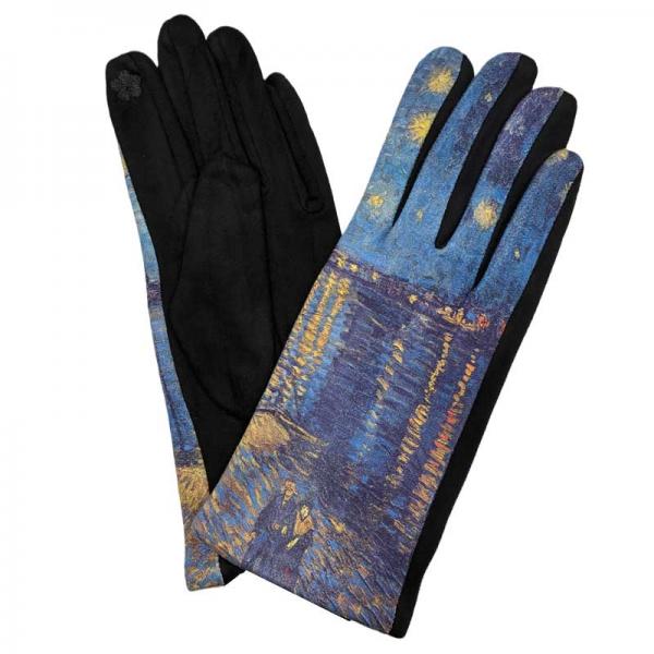 wholesale 3709/T - Art Design Touch Screen Gloves Art-02<br>
Touch Screen Gloves - One Size Fits Most