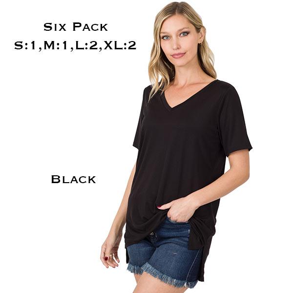 wholesale 8516 - Short Sleeve Modal Tops 8516 - Black<br>
Short Sleeve Modal Top - 1 Small 1 Medium 2 Large 2 Extra Large