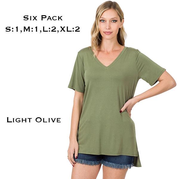 wholesale 8516 - Short Sleeve Modal Tops 8516 - Light Olive<br>
Short Sleeve Modal Top - 1 Small 1 Medium 2 Large 2 Extra Large
