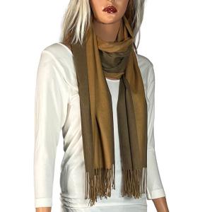 Wholesale  3713 - #14 Camel/Brown <br>
Two Tone Cashmere Blend Shawl - 