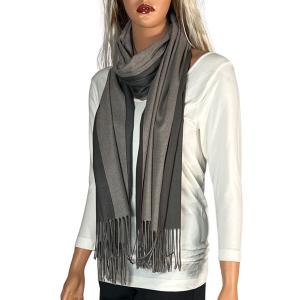 Wholesale  3713 - #30 Taupe/Brown<br>
Two Tone Cashmere Blend Shawl - 