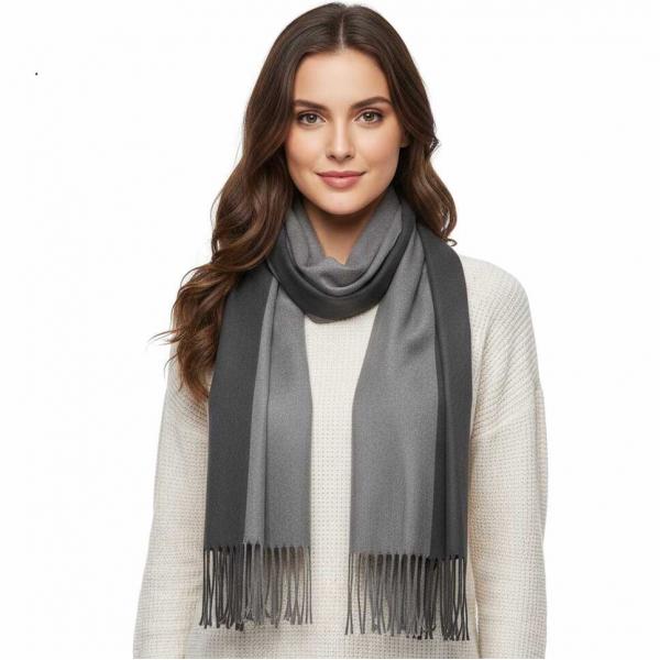 wholesale 3713 - Cashmere Blend Shawls - Solid and Two Tone 3713 - #30 Taupe/Brown<br>
Two Tone Cashmere Blend Shawl (MB) - 