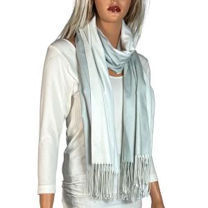 3713 - Cashmere Blend Shawls - Solid and Two Tone 3713 - #32 Ivory/Silver<br>
Two Tone Cashmere Blend Shawl - 