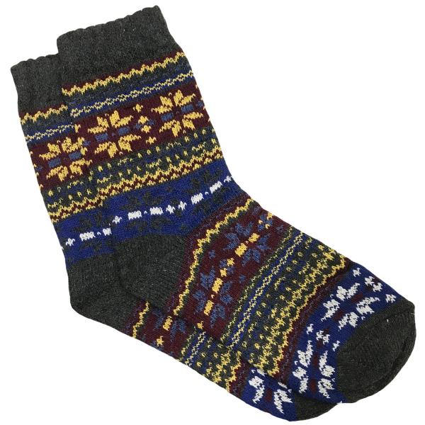 wholesale 3748 - Crew Socks Snowbird #02  - Woman's 6-10