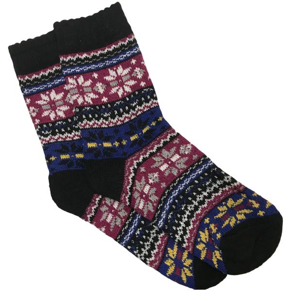 wholesale 3748 - Crew Socks Snowbird #04 - Woman's 6-10