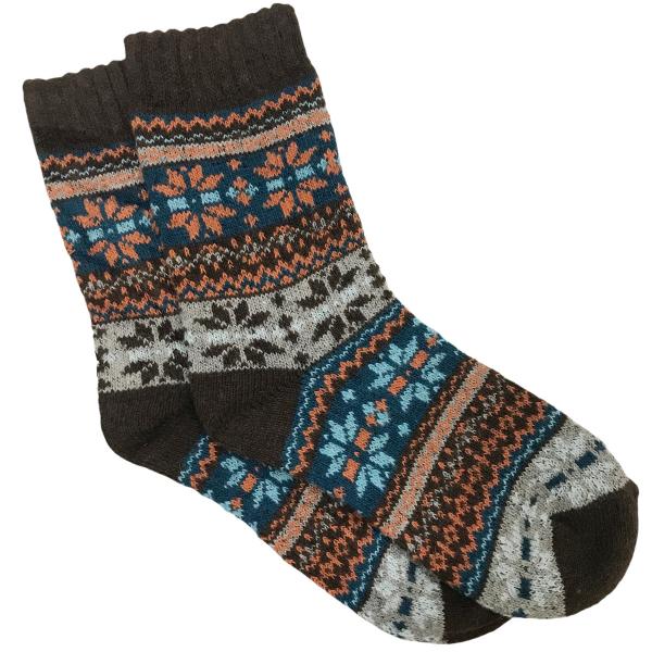 wholesale 3748 - Crew Socks Snowbird #05 - Woman's 6-10