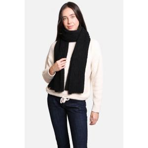 2201 - LUX Soft Knitted Scarf 2201 - Black - 