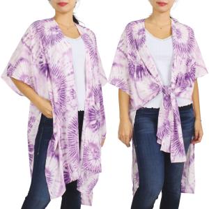 3783 Assorted Lightweight Kimonos 9923 - Pink <br>
Tie Dye Kimono - 