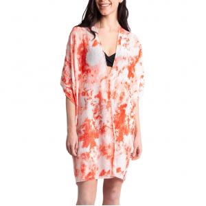 3783 Assorted Lightweight Kimonos 2133 - Coral Print<br>
Tie Dyed Kimono - 