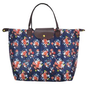 2784 Foldable Tote Bags 2069 - Navy Floral<br>
Foldable Tote Bag - 