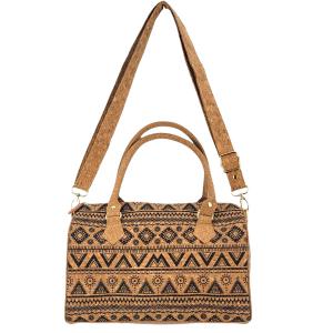 Wholesale  2075 - Southwest Design<br>
Cork Handbag - 