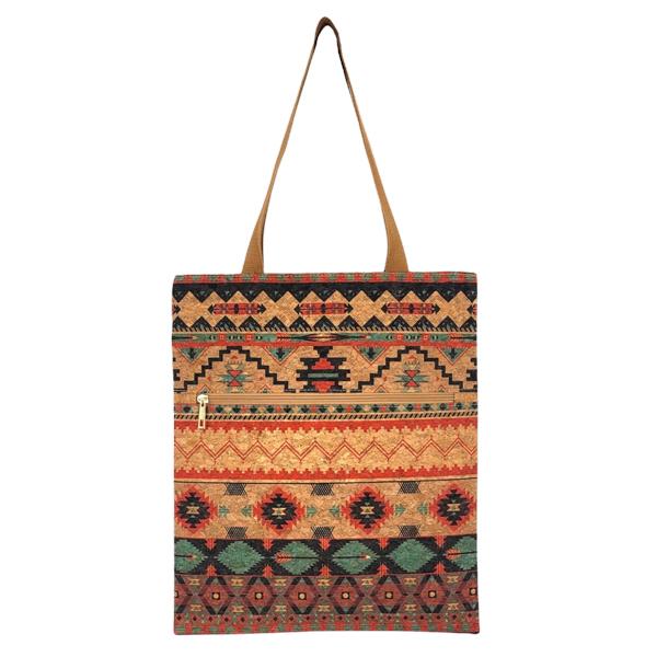 Wholesale 3785 - Natural Cork Handbags 2084 - Southwest Design* - 