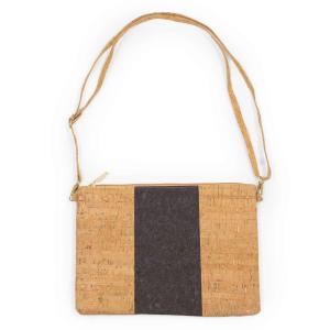 3785 - Natural Cork Handbags 11051 - Color Block Brown - 8