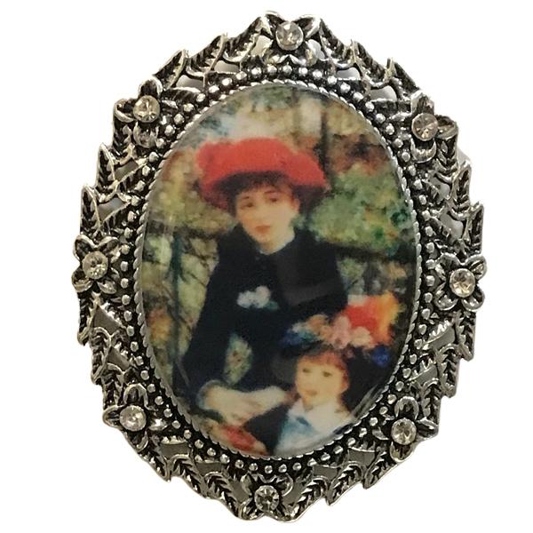Wholesale 3790 - Fine Art Magnetic Brooches 3790 - 08<BR>
Fine Art Brooch - 