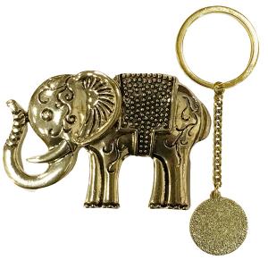 3759 - Ultra Magnetic Brooch and Key Minder 011 - Elephant<br>
Antique Bronze - 