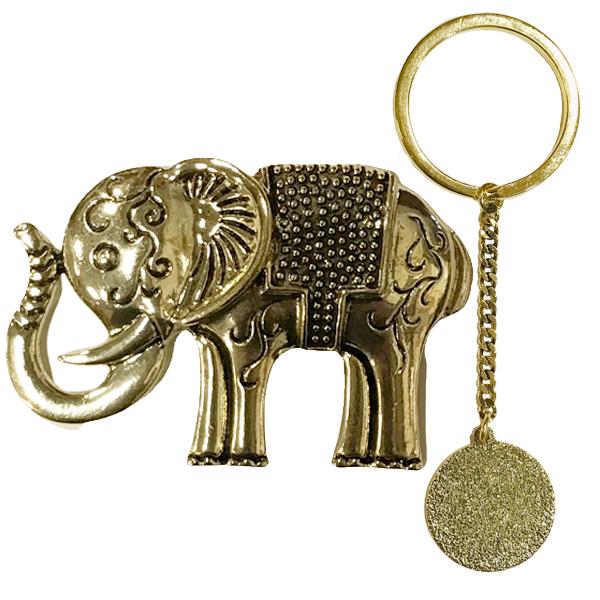 wholesale 3759 - Ultra Magnetic Brooch and Key Minders 011 - Elephant<br>
Antique Bronze Key Minder - 
