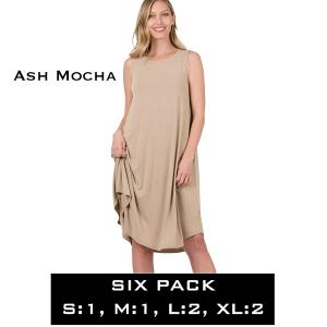 Wholesale  9000 - Ash Mocha - Six Pack - S:1,M:1,L:2,XL:2