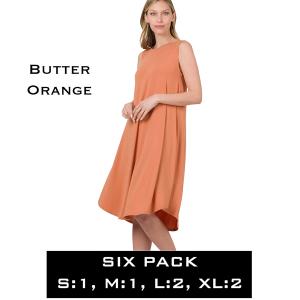 Wholesale  9000 - Butter Orange - Six Pack - S:1,M:1,L:2,XL:2