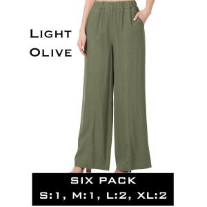 Wholesale  1099 - Light Olive<br>
SIX PACK - S:1,M:1,L:2,XL:2