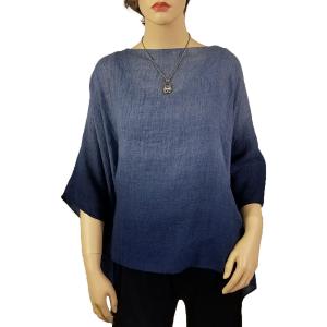 3812 - Assorted Lightweight Ponchos 1582 - Blues<br>
Cotton Feel Ombre Poncho
 - 