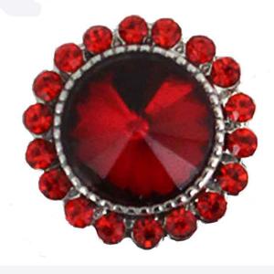 3815 - Small Diameter Magnetic Brooches 333 - Red - .75