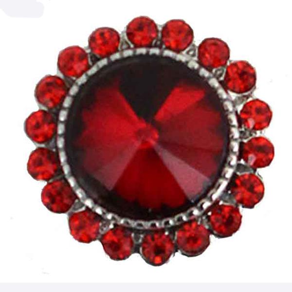 Wholesale 3815 - Small Diameter Magnetic Brooches 333 - Red - .75
