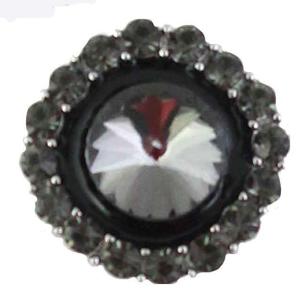 3815 - Small Diameter Magnetic Brooches 334 - Black - .75