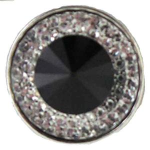 3815 - Small Diameter Magnetic Brooches 372 - Black - .75